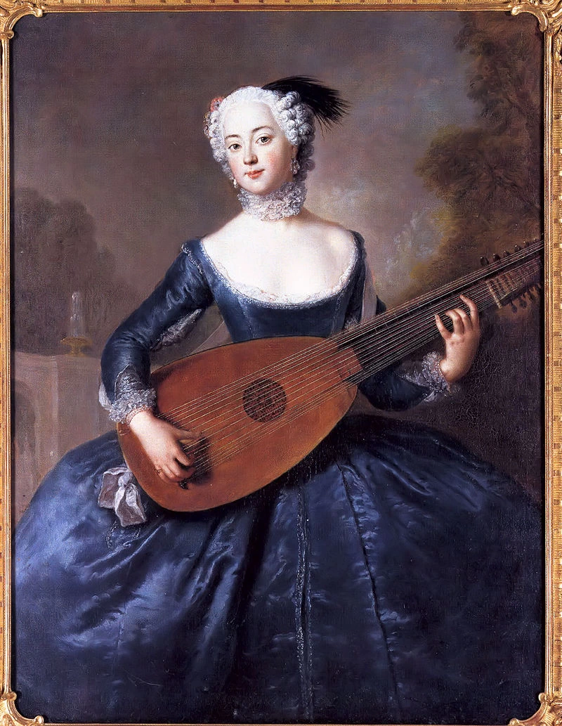 Ritratto di Freifrau Eleonore von Keyserlingk, dama di compagnia